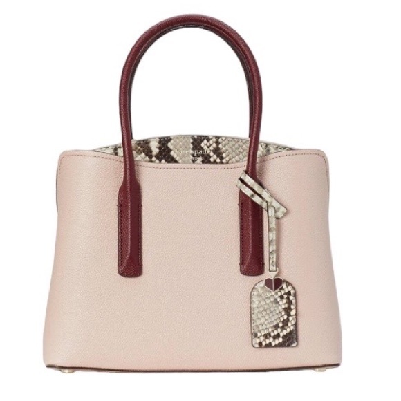 kate spade Handbags - Kate Spade Margaux Embossed Snake Skin Satchel Purse